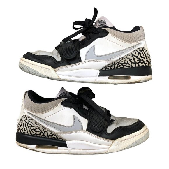 2021 Nike Air Jordan 1 Legacy 312 Low White Black Grey Size 4 - Picture 1 of 10